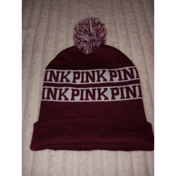 Pink Victoria's Secret Winter Hat - Picture 1 of 5